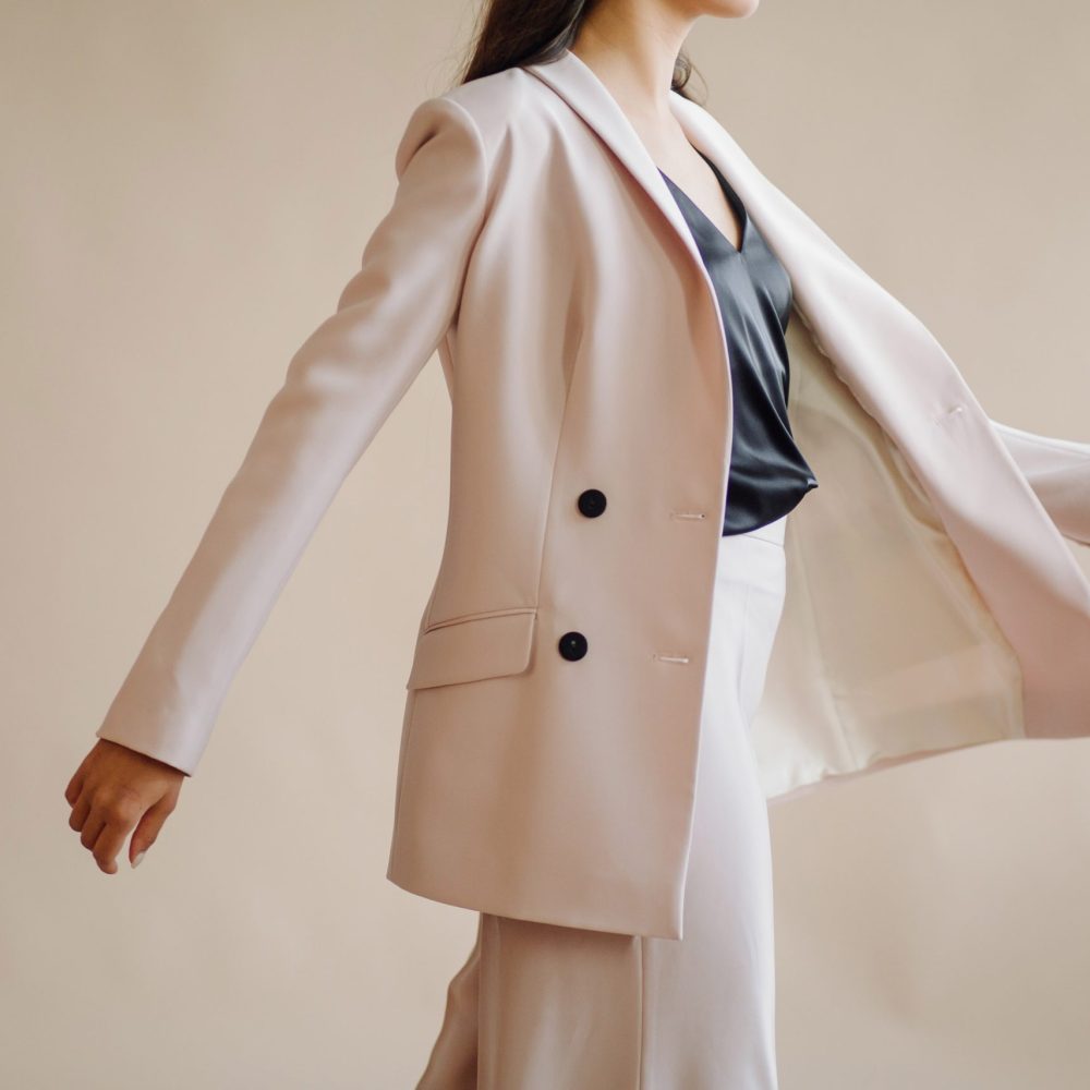 fashion portrait of young elegant woman